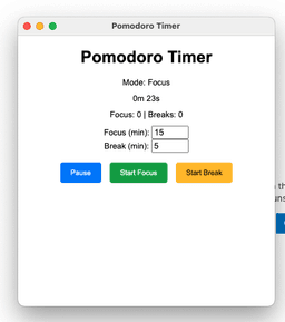 My Journey to Creating a Pomodoro Timer with Electron