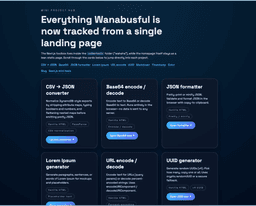 Wanabusful mini tools hub refresh